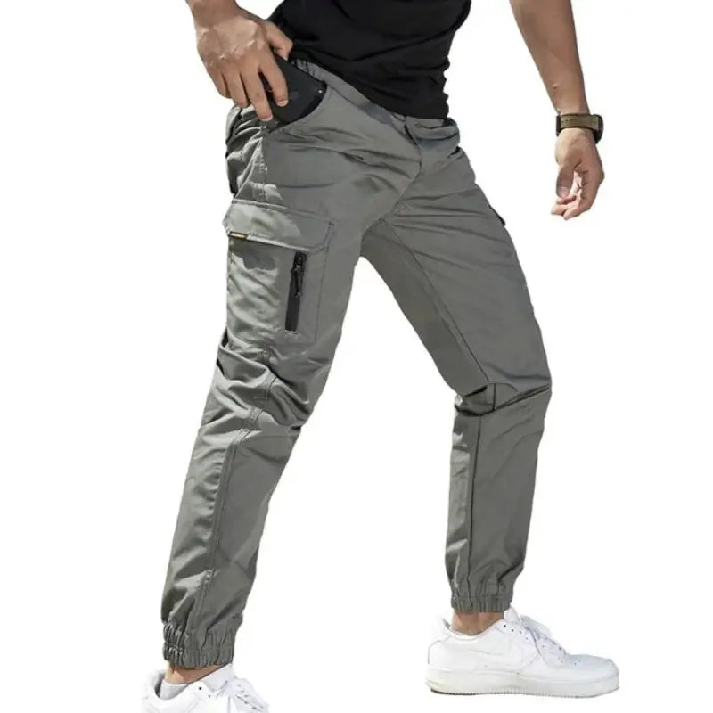Mens cuffed cargo pants