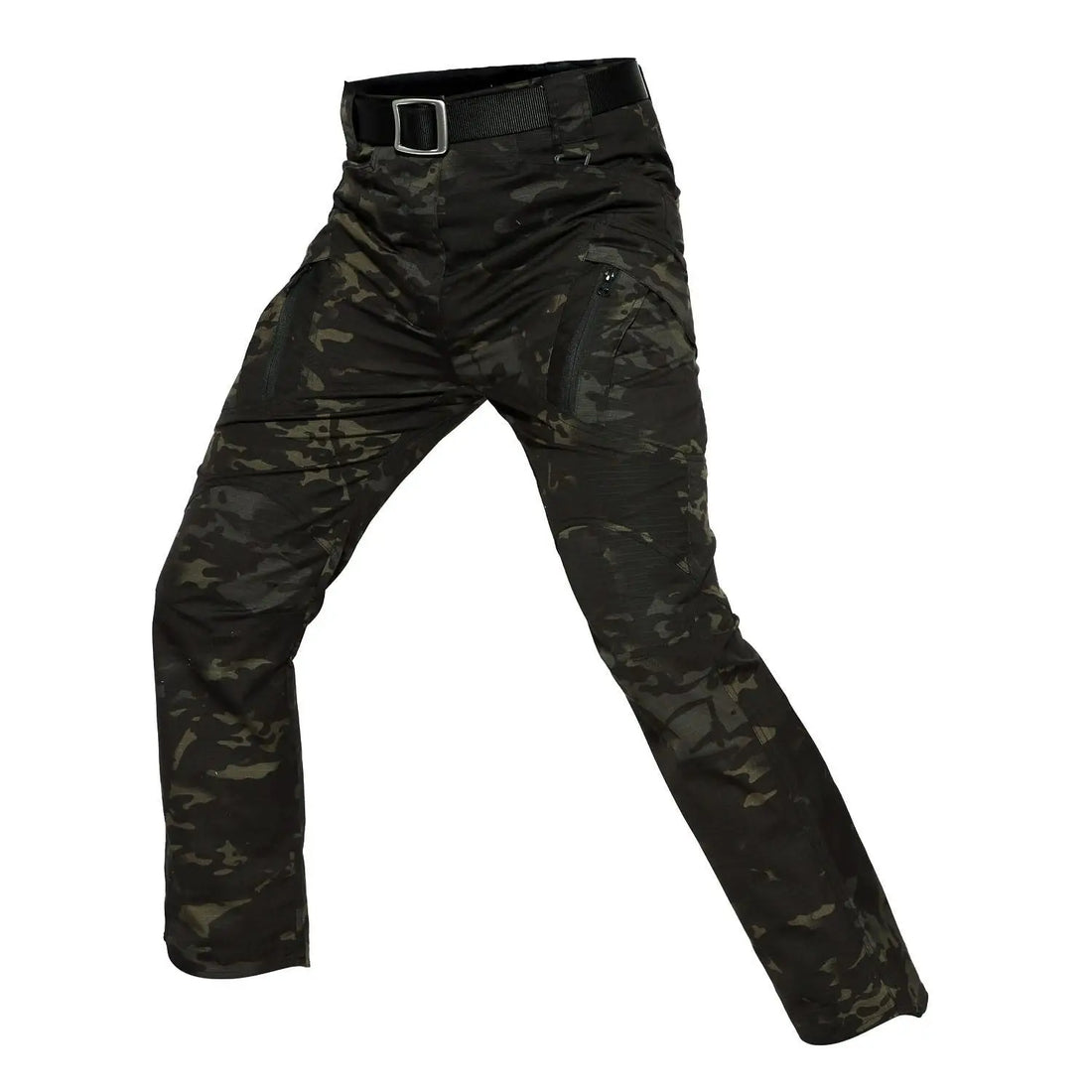 Black tactical cargo pants