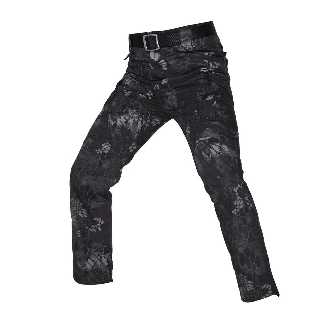 Black tactical cargo pants