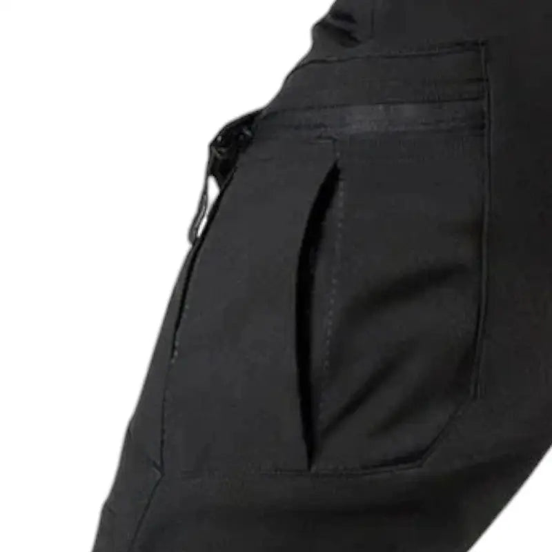 Black tactical cargo pants