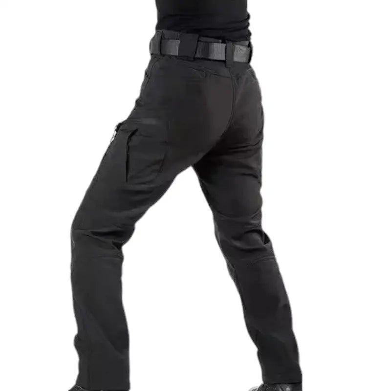 Black tactical cargo pants