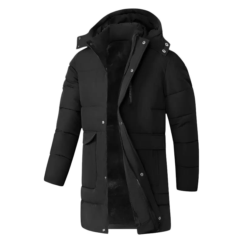 Mens long puffer jacket