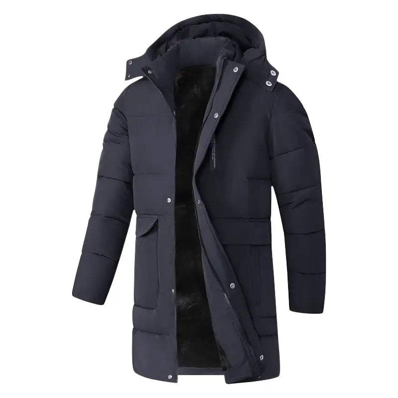 Mens long puffer jacket