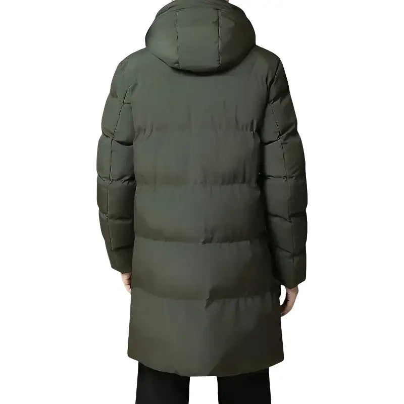 Mens long puffer jacket