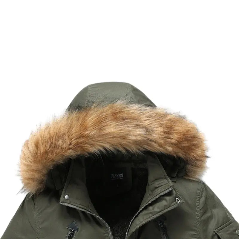 Mens parka jacket