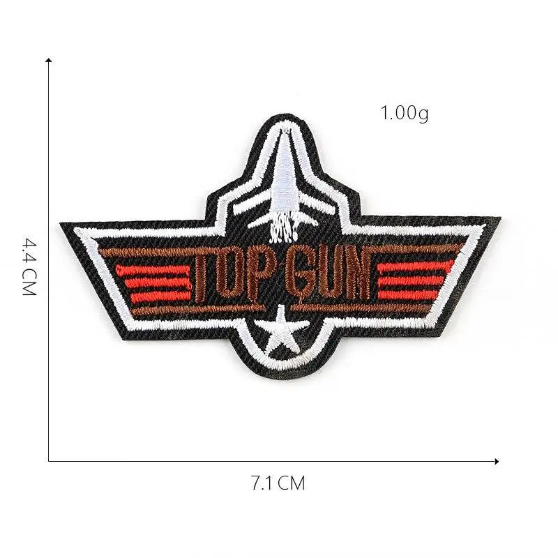 Iron on rank patch
