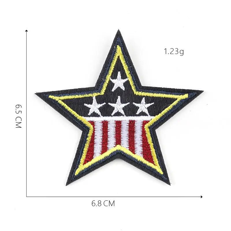 Iron on rank patch