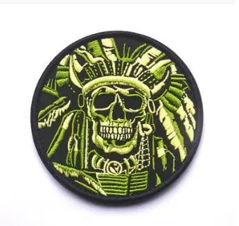 Embroidered velcro patch