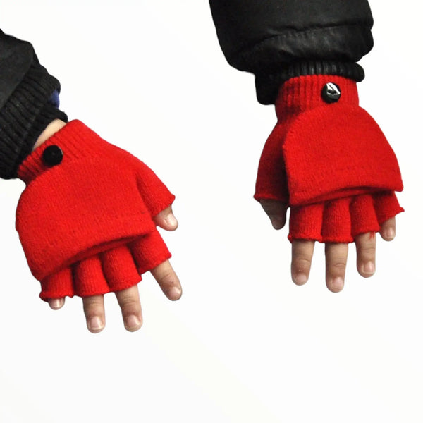 Kids fingerless gloves