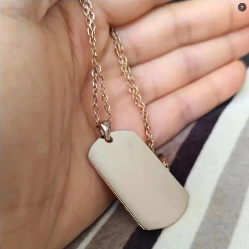 A blank tag, kept simple