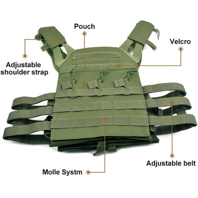 Plate carrier weighted vest