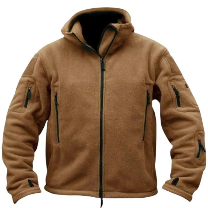 Military fleece jacket