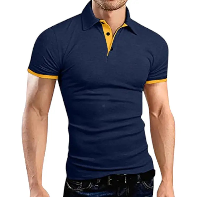 Navy polo shirt