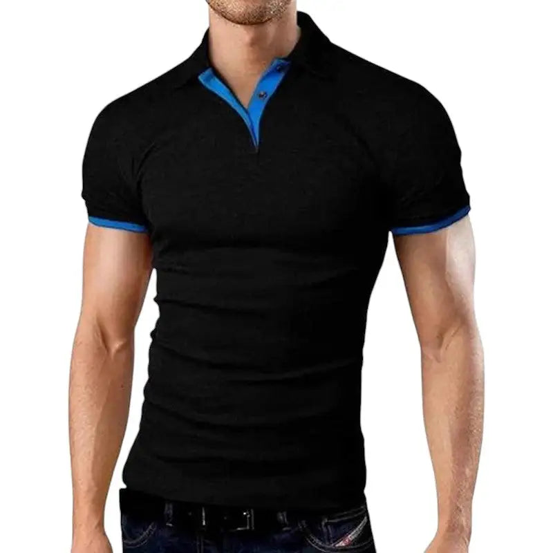 Navy polo shirt