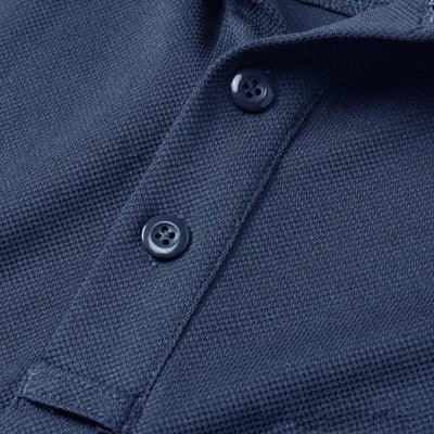 Polo shirt with velcro patch