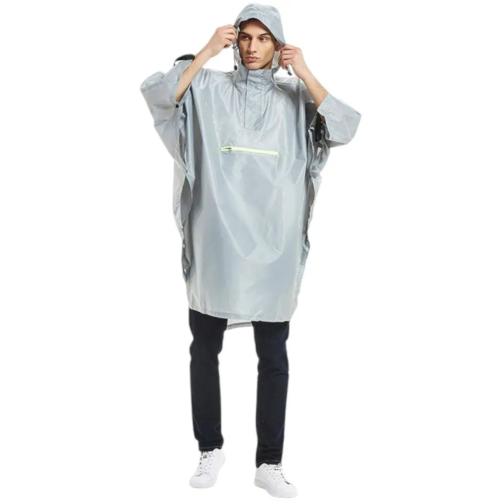 Cycling rain poncho