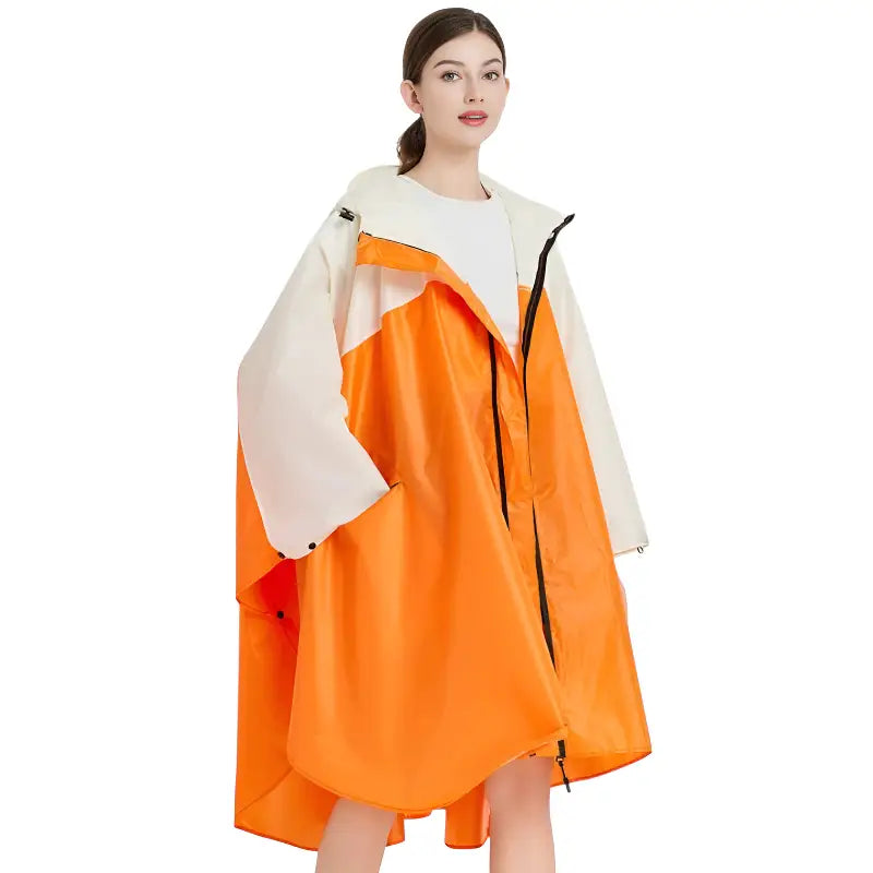 Waterproof rain poncho