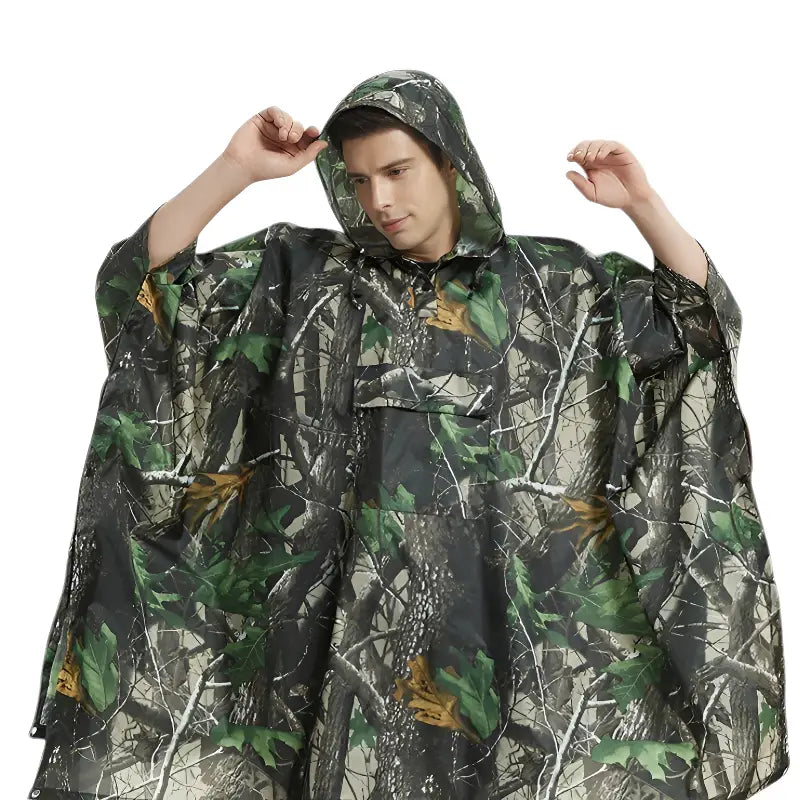 Hiking rain poncho