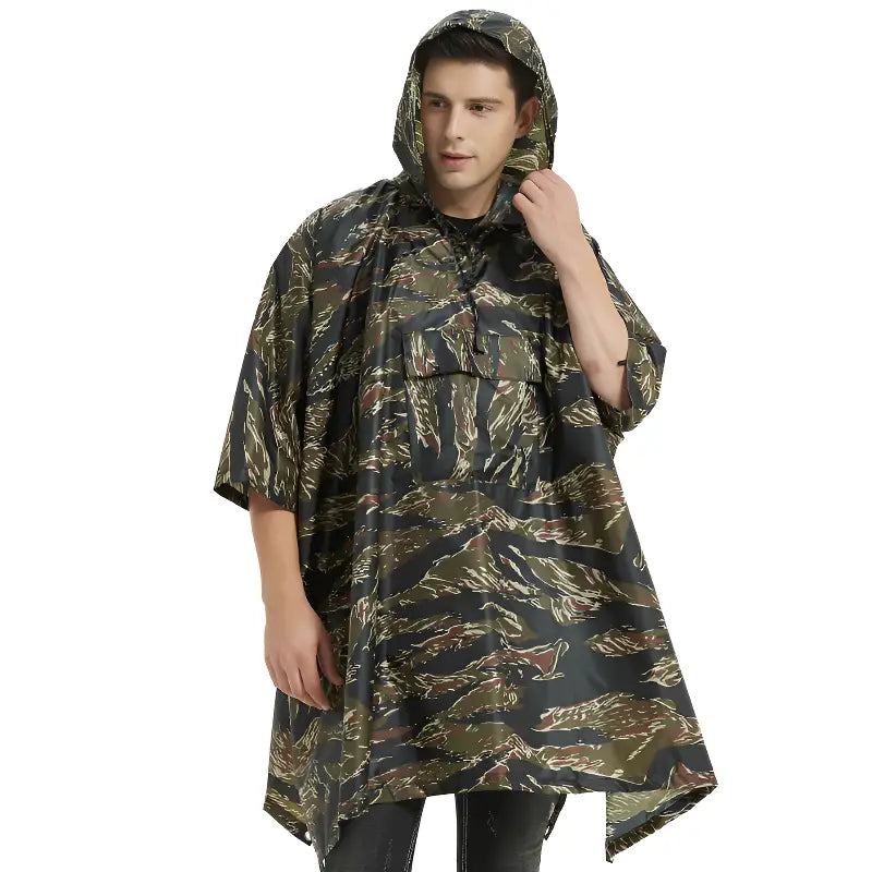 Hiking rain poncho