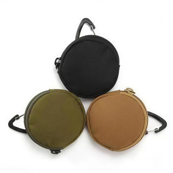 Coin pouch keyring