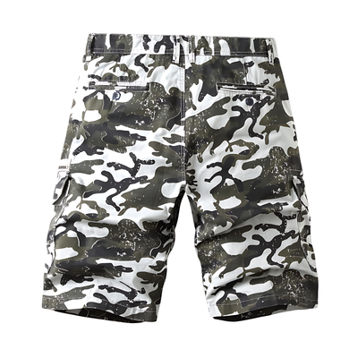 Quality Camo Cargo Shorts with Zipper Pockets