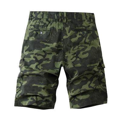 Quality Camo Cargo Shorts with Zipper Pockets