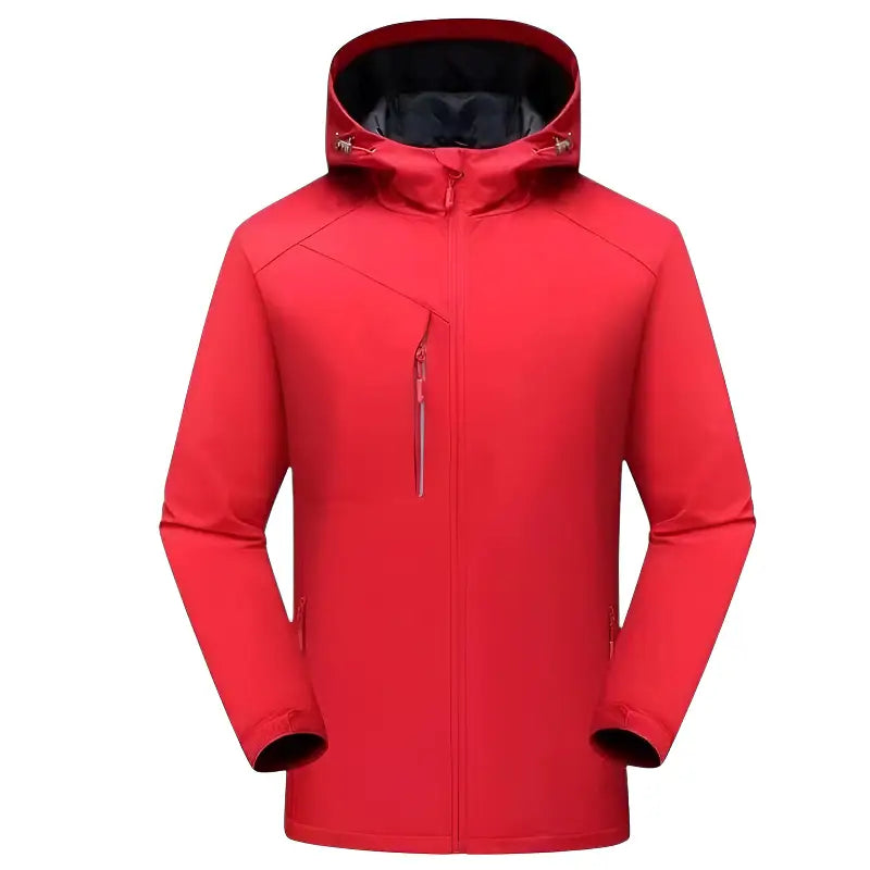 Fleece lined rain jacket