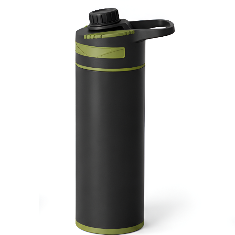 Press water filter bottle