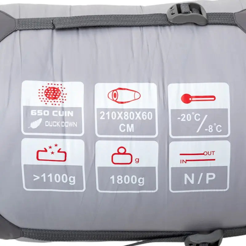 Down sleeping bag