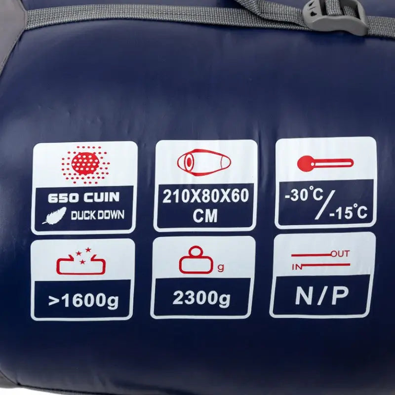 Down sleeping bag