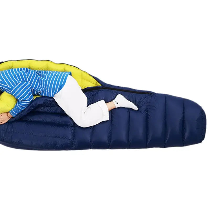 Down filled sleeping bag