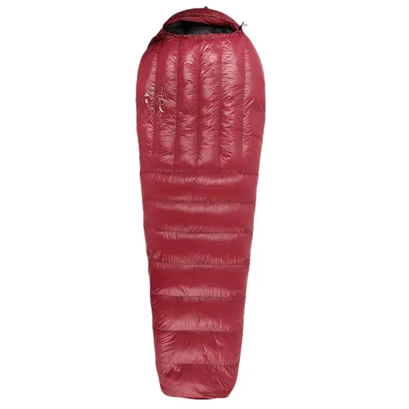 Down filled sleeping bag