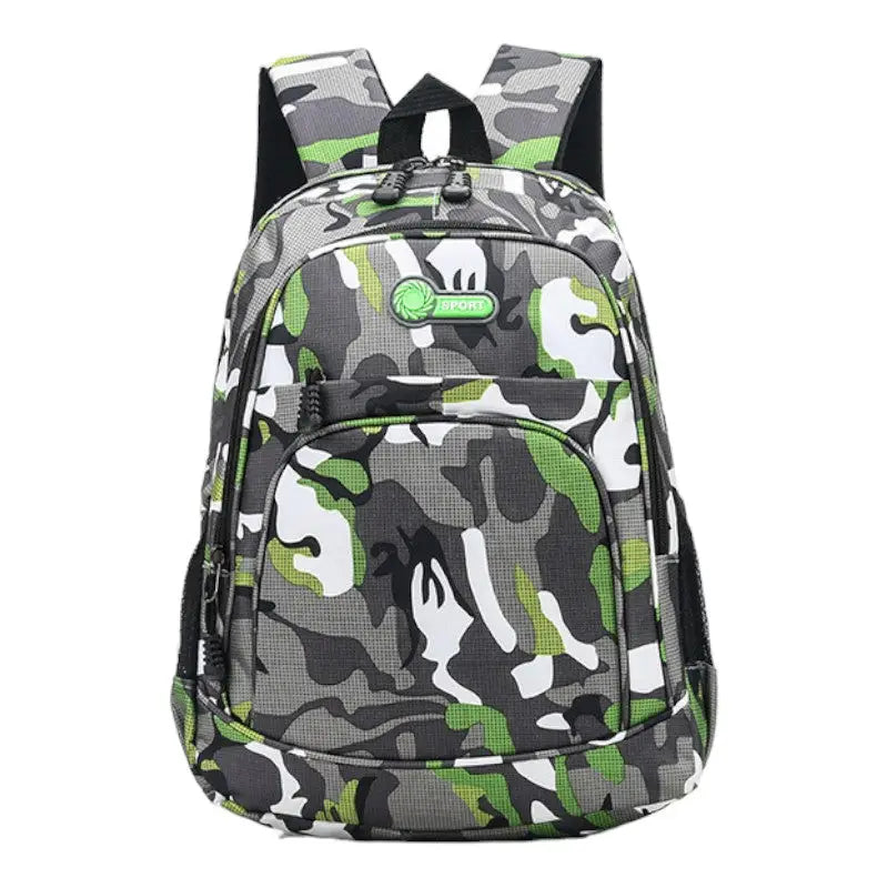 Camo school backpack