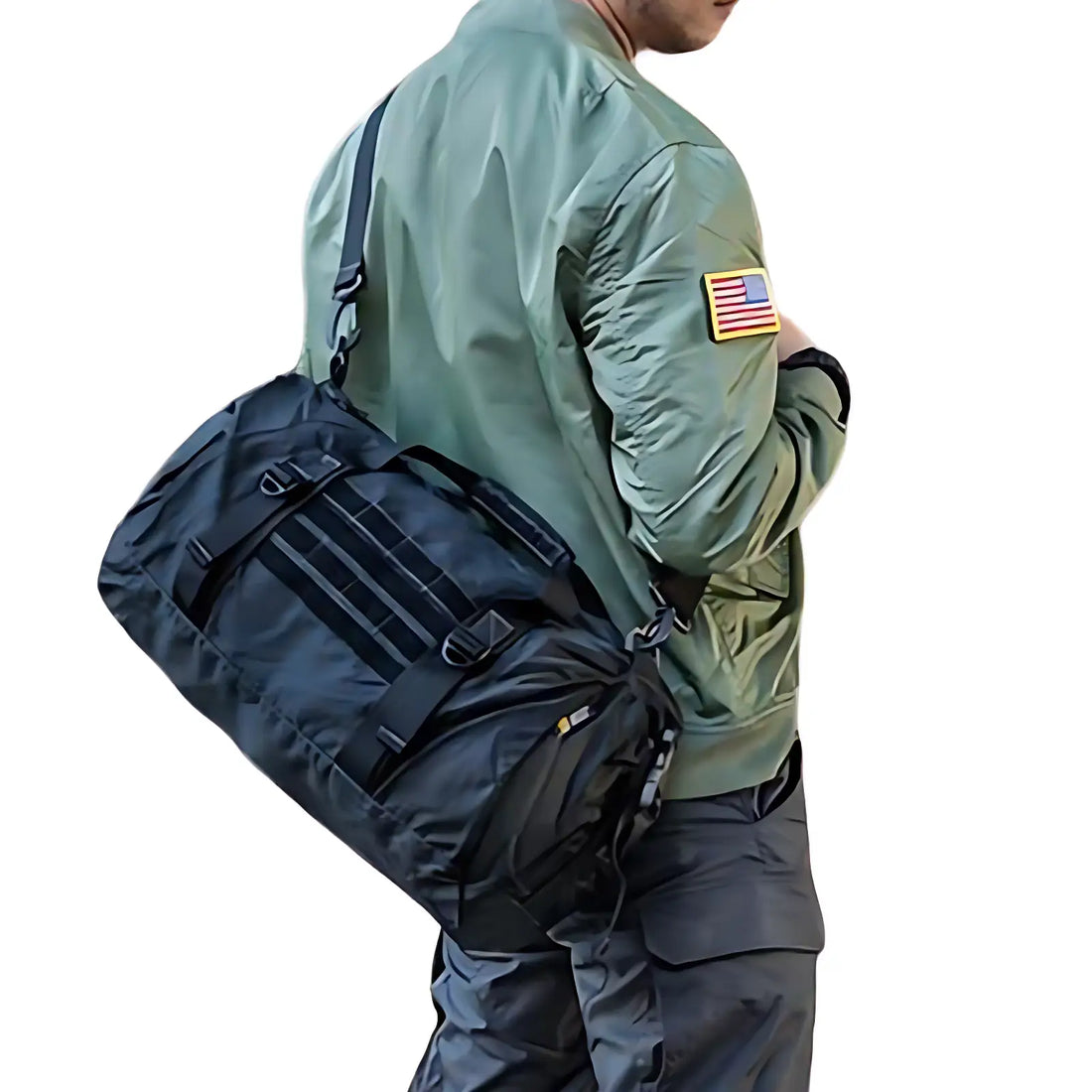 Foldable duffle bag