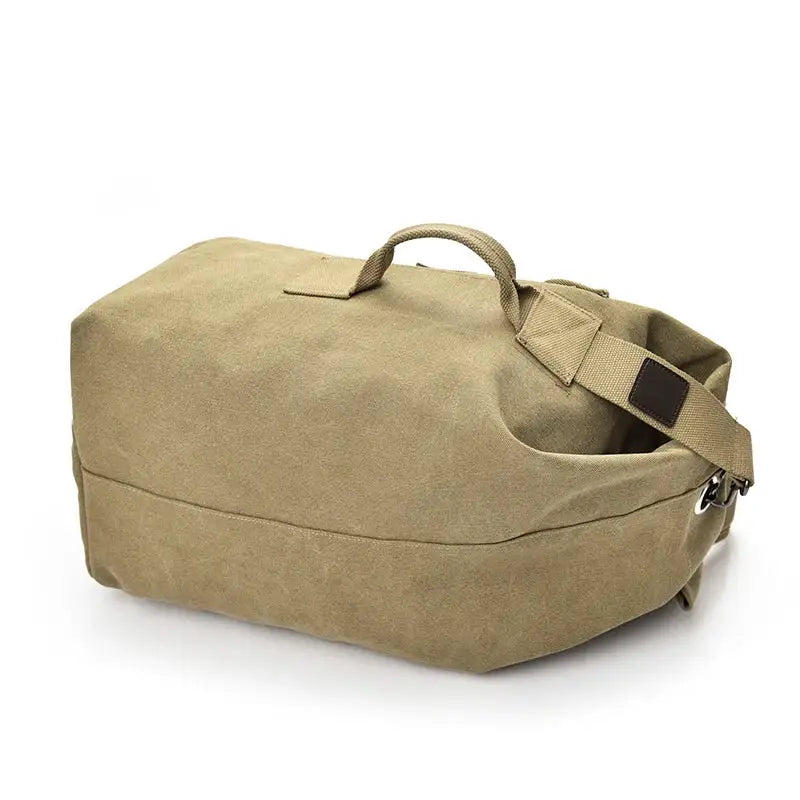 Canvas duffle backpack