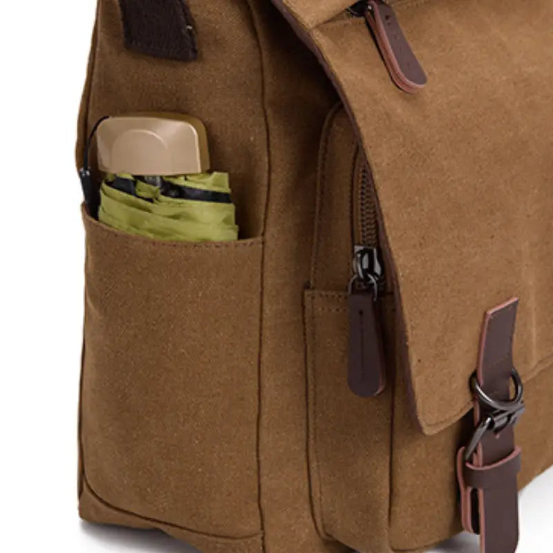 Canvas messenger bag