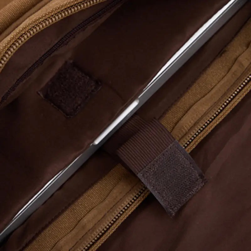 Canvas messenger bag