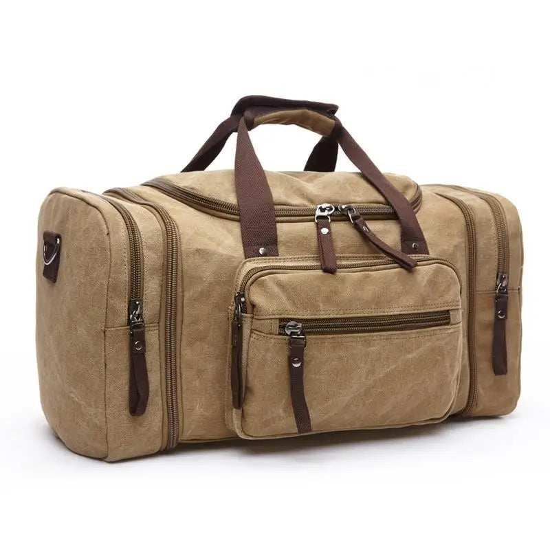 Canvas duffel bag