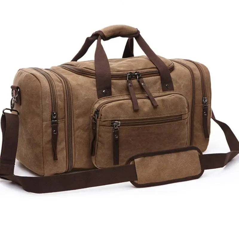 Canvas duffel bag