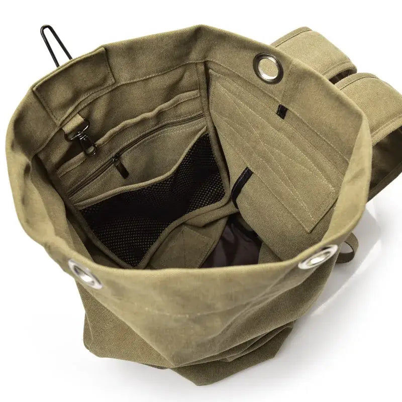 Military duffle backpack