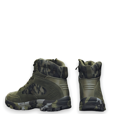 Sage green tactical boots