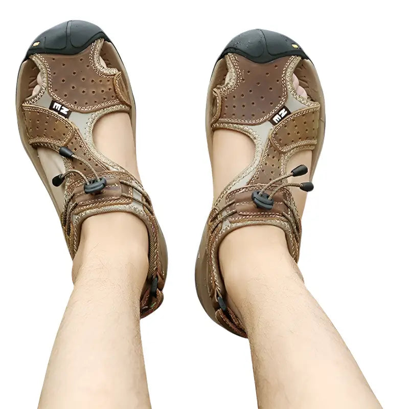 Mens closed toe sandals