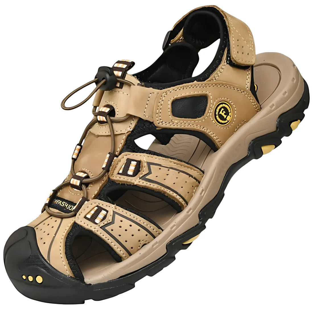 Mens closed toe walking sandals