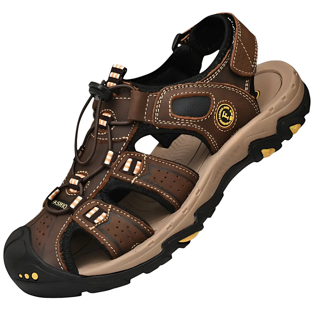 Mens closed toe walking sandals