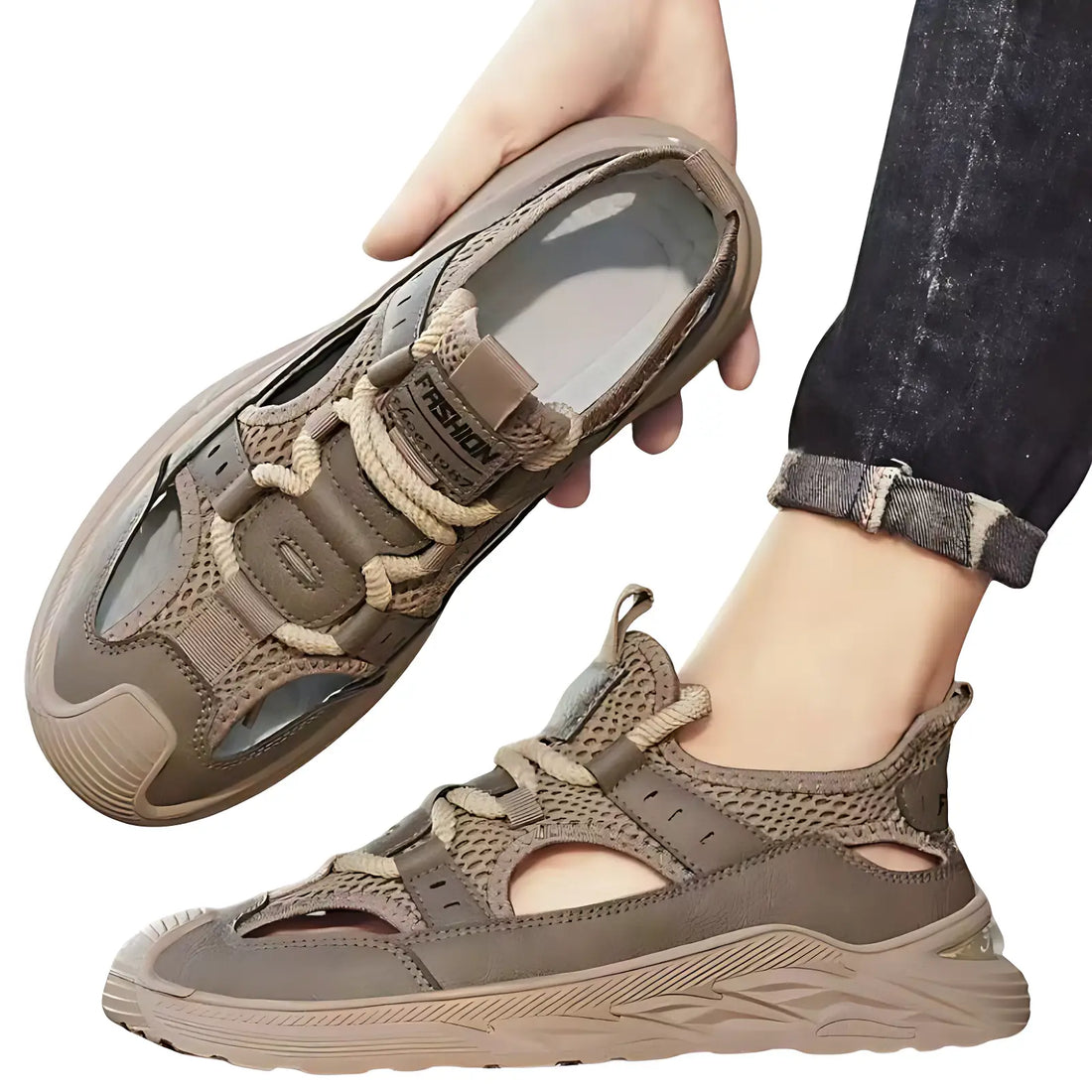 Mens mesh sandals