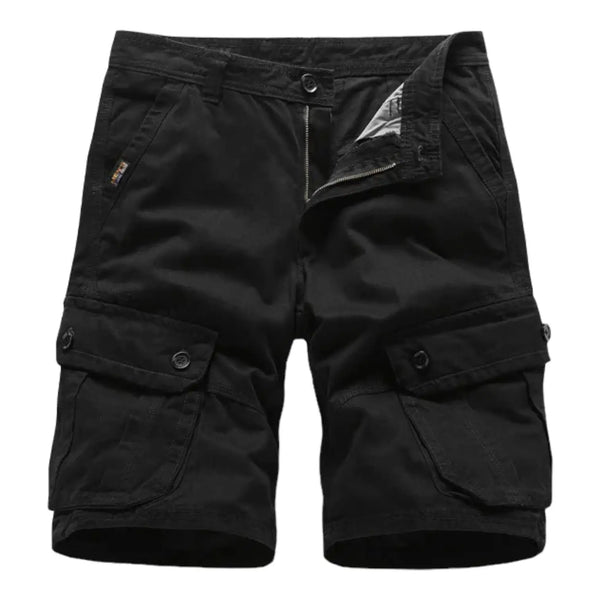 Mens black cargo shorts