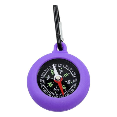 Silicone clip-on mini compass
