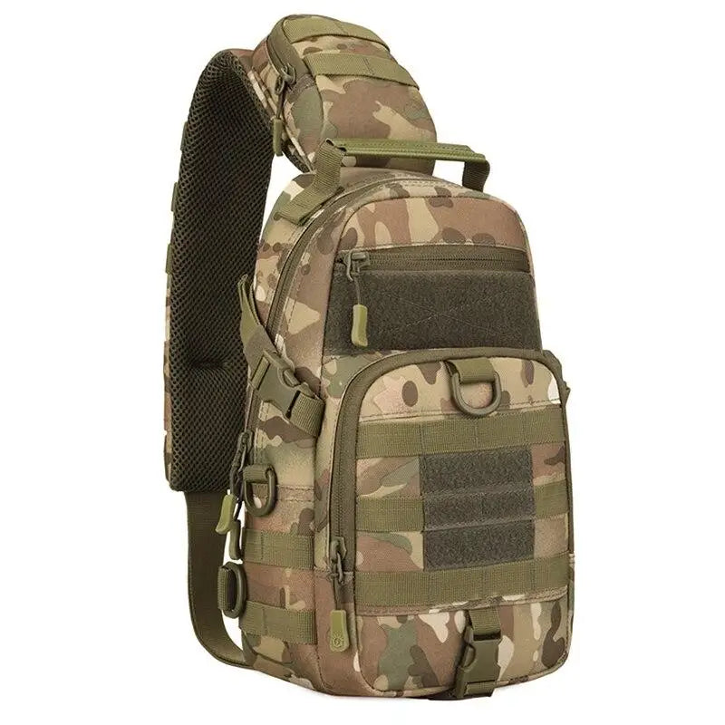 Single strap tactical backpack