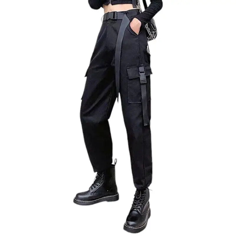 Womens cuffed cargo pants