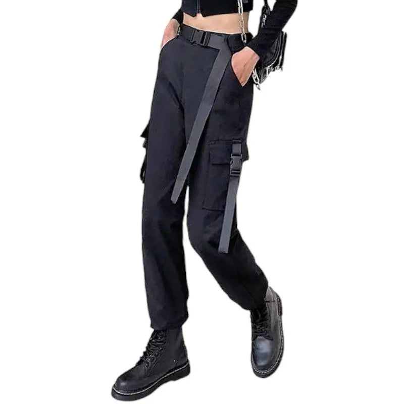 Womens cuffed cargo pants
